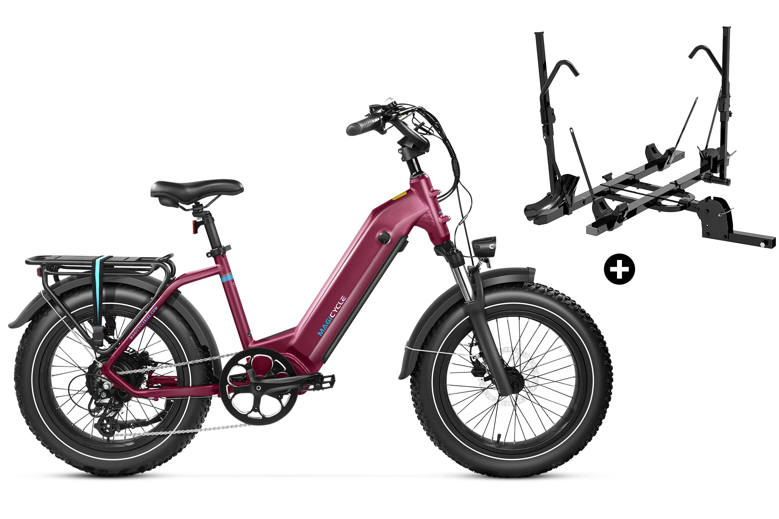Magicycle Ocelot Pro Long Range Step-Thru Fat Tire Electric Bike、mySite、bearsvspackers