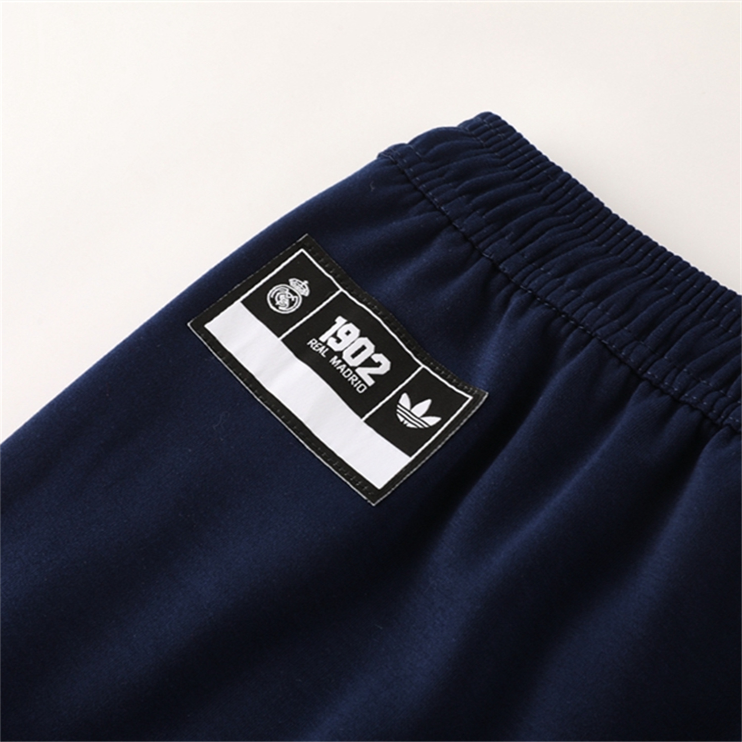 foot-Real Madrid 25-26 Originals Varsity Hoodie Set - Deep Blue Hoodie and Pants