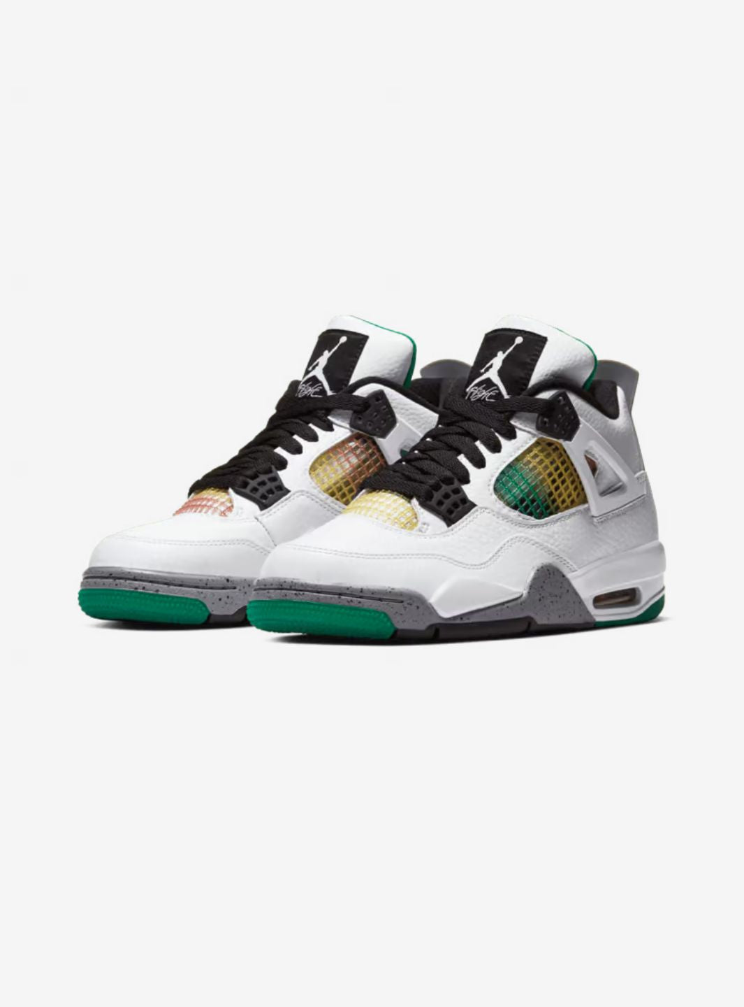 Air Jordan 4 Retro Lucid Green Rasta、JORDAN、Cacoeks