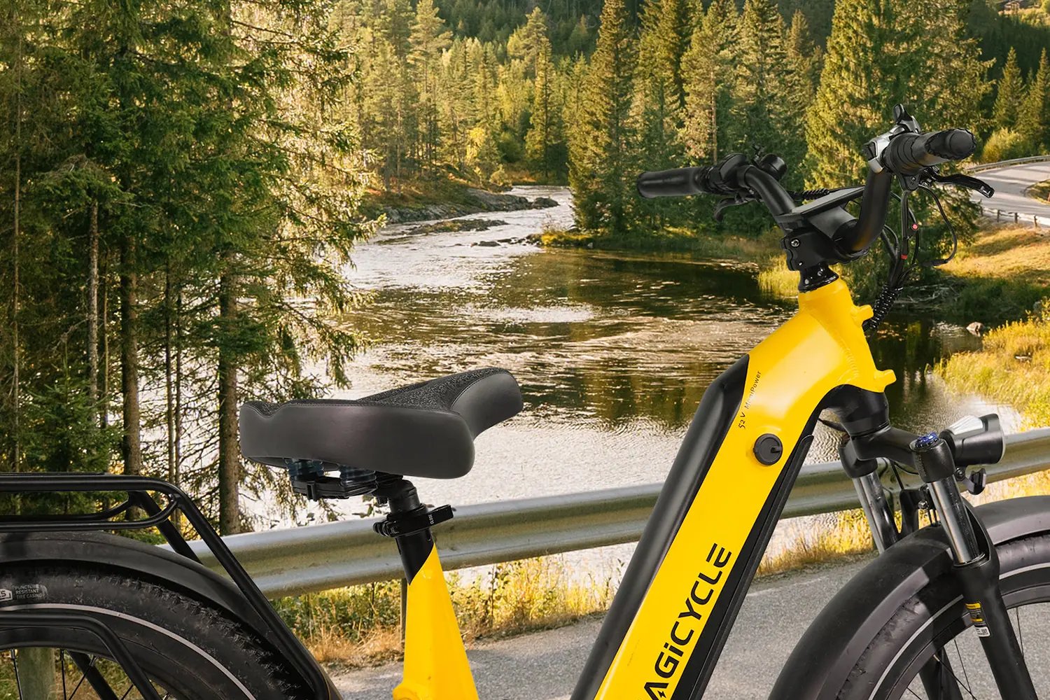 Magicycle Extra Wide Comfort E-bike Seat Saddle、mySite、bearsvspackers