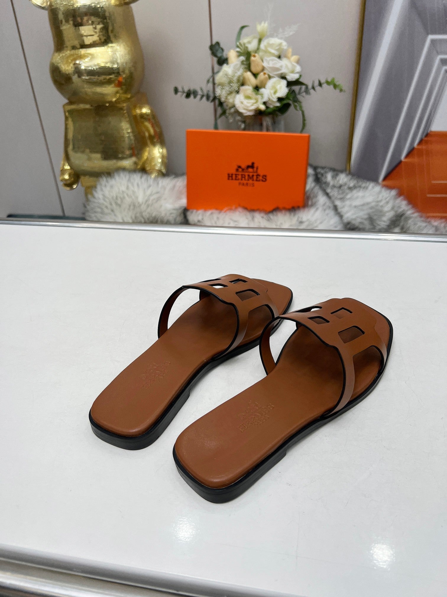 FLATFORM SANDAL CARAMEL CALFSKIN、mysite、Cacoeks