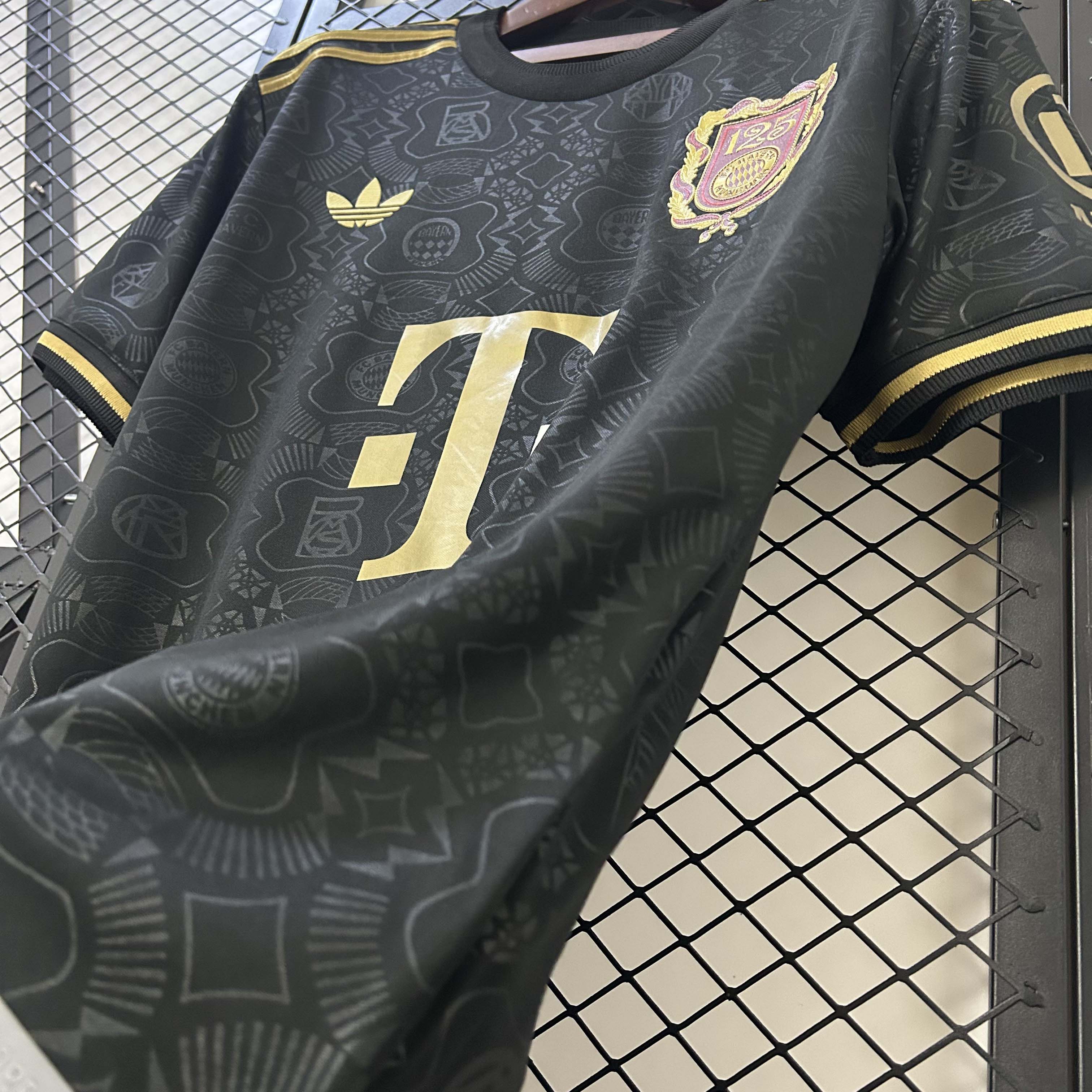 2024/2025 Bayern Munich 125th Anniversary Edition Black Football Shirt 1:1 Thai Quality:football jersey mysite: unitedjerseyfootball 邓江浪:football