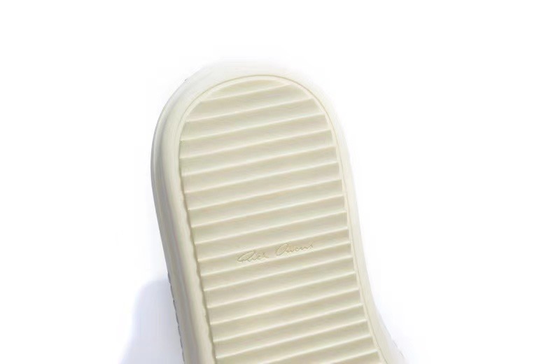 Rick Owens Leather Shoes in White Black、mysite、Cacoeks