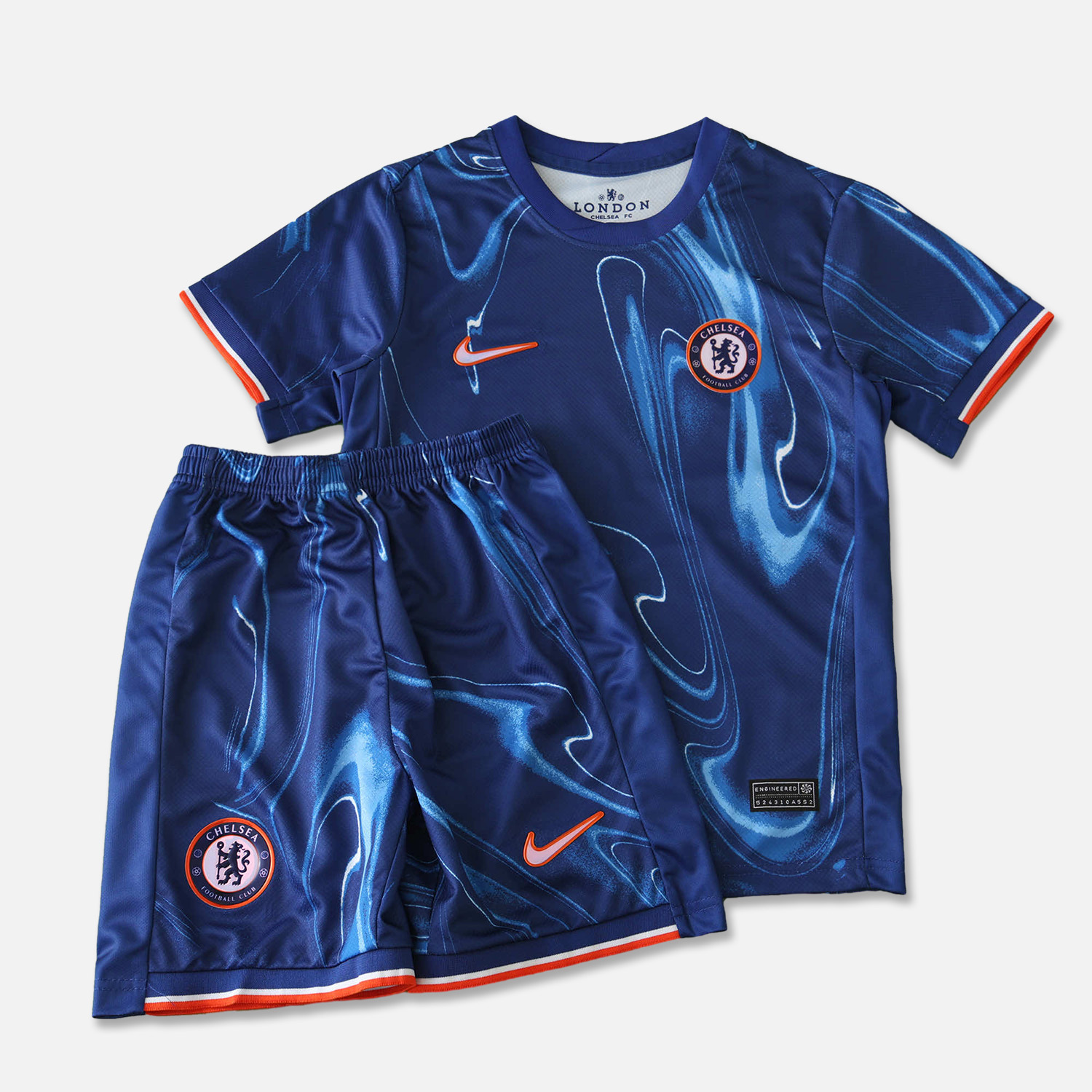 ManixJersey.com | C.H.E.L.S.E.A 24-25 Home Unsponsored Kids Kit -Customize Name, Number and Patch | Worldwide Shipping