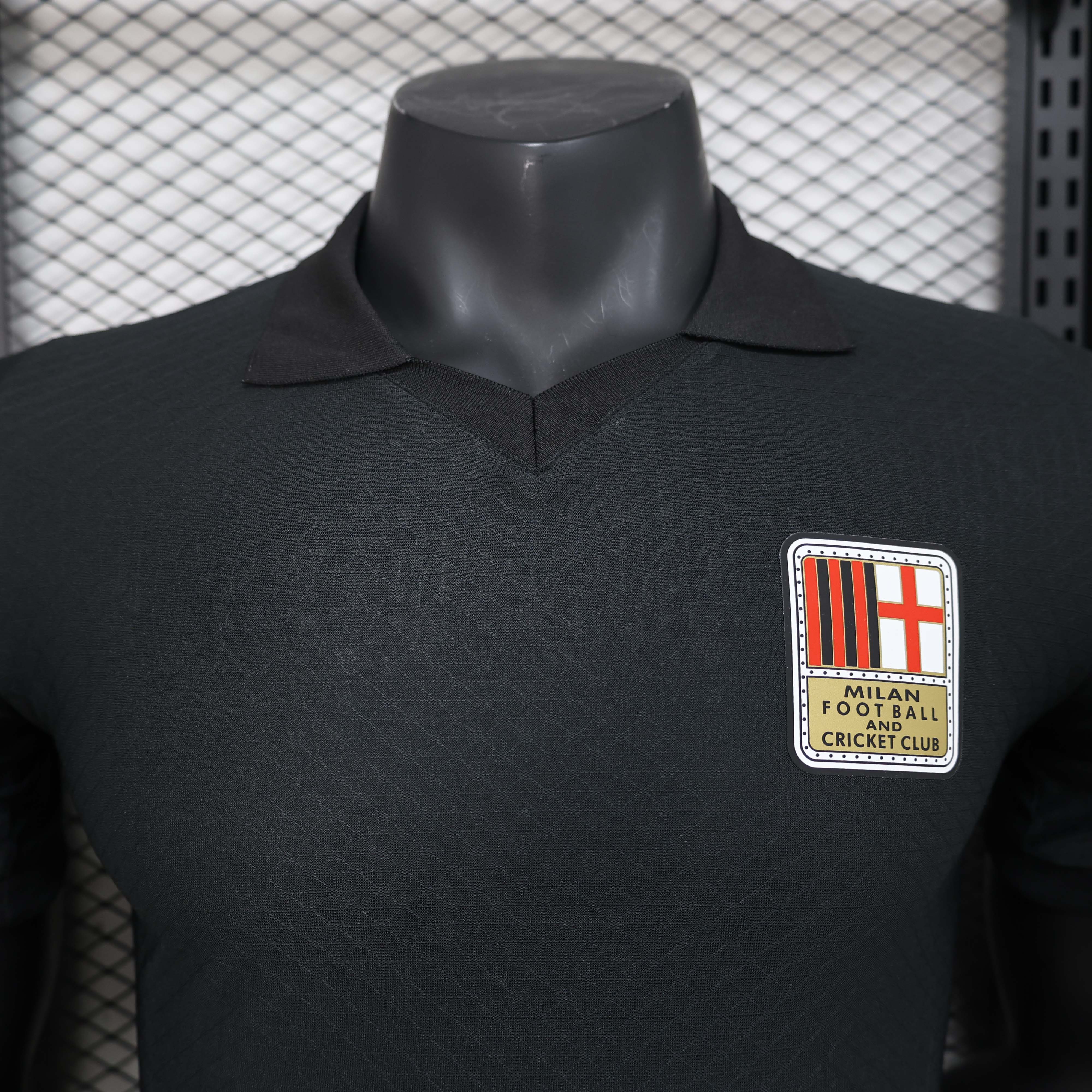 2024/2025 Player Version AC Milan 125th Anniversary Black Soccer Jersey 1:1 Thai Quality:football jersey mysite: unitedjerseyfootball 邓江浪:football