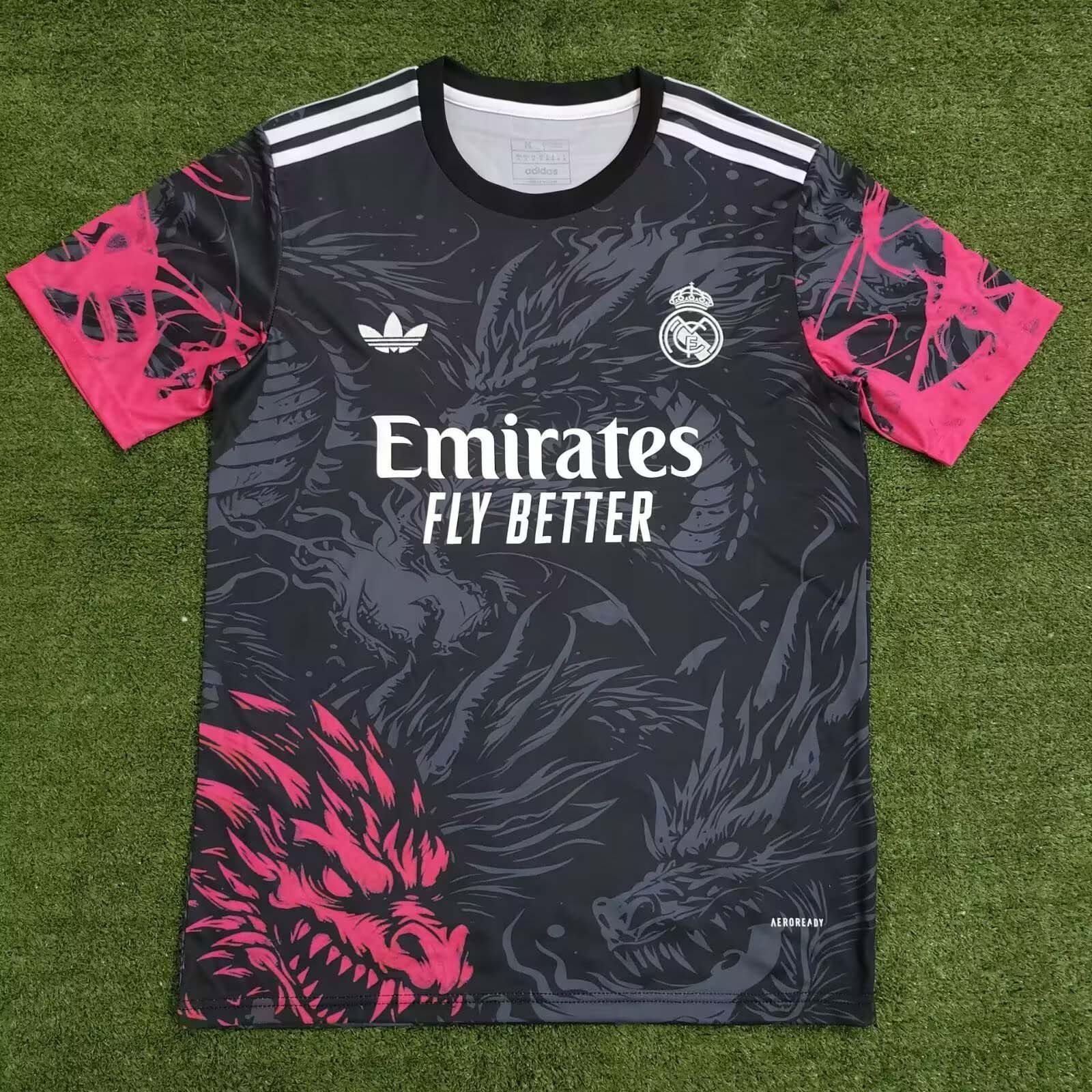 2024/2025 Real Madrid Special Edition Gray Red Football Shirt1:1 Thai Quality:football jersey mysite: unitedjerseyfootball 邓江浪:football