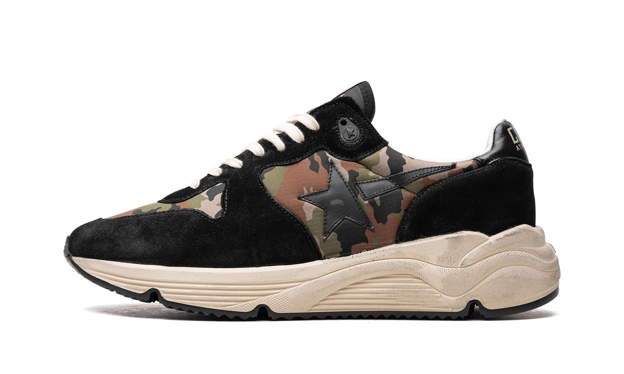 RUNNING SOLE "BLACK / CAMO"、mysite、Cacoeks