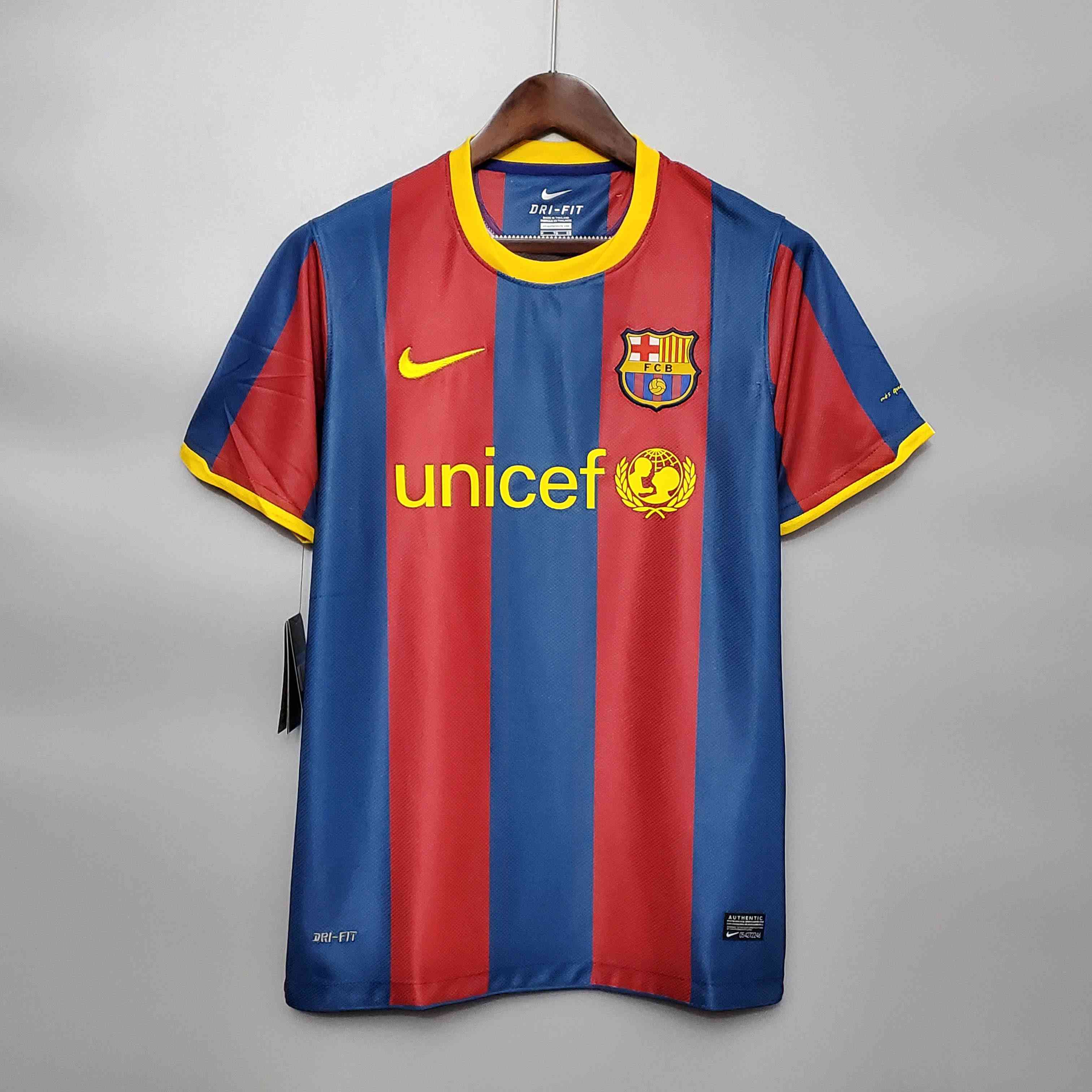 2010/2011 Retro Barcelona Home Football Shirt-mysite Custom Football Kit- Nextkits