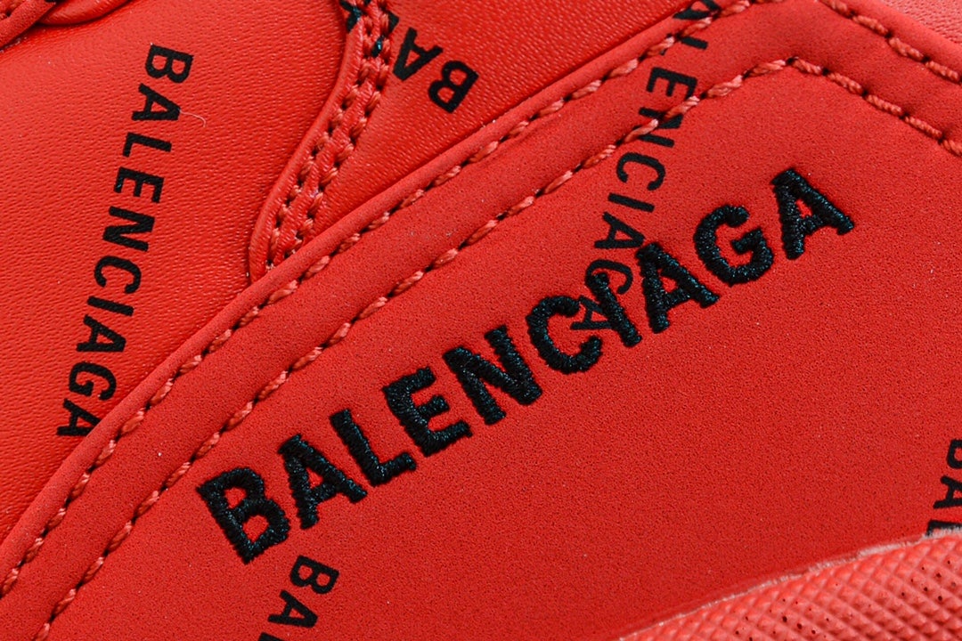 Balenciaga Triple S Sneaker All Over Logo Red、mysite、Cacoeks