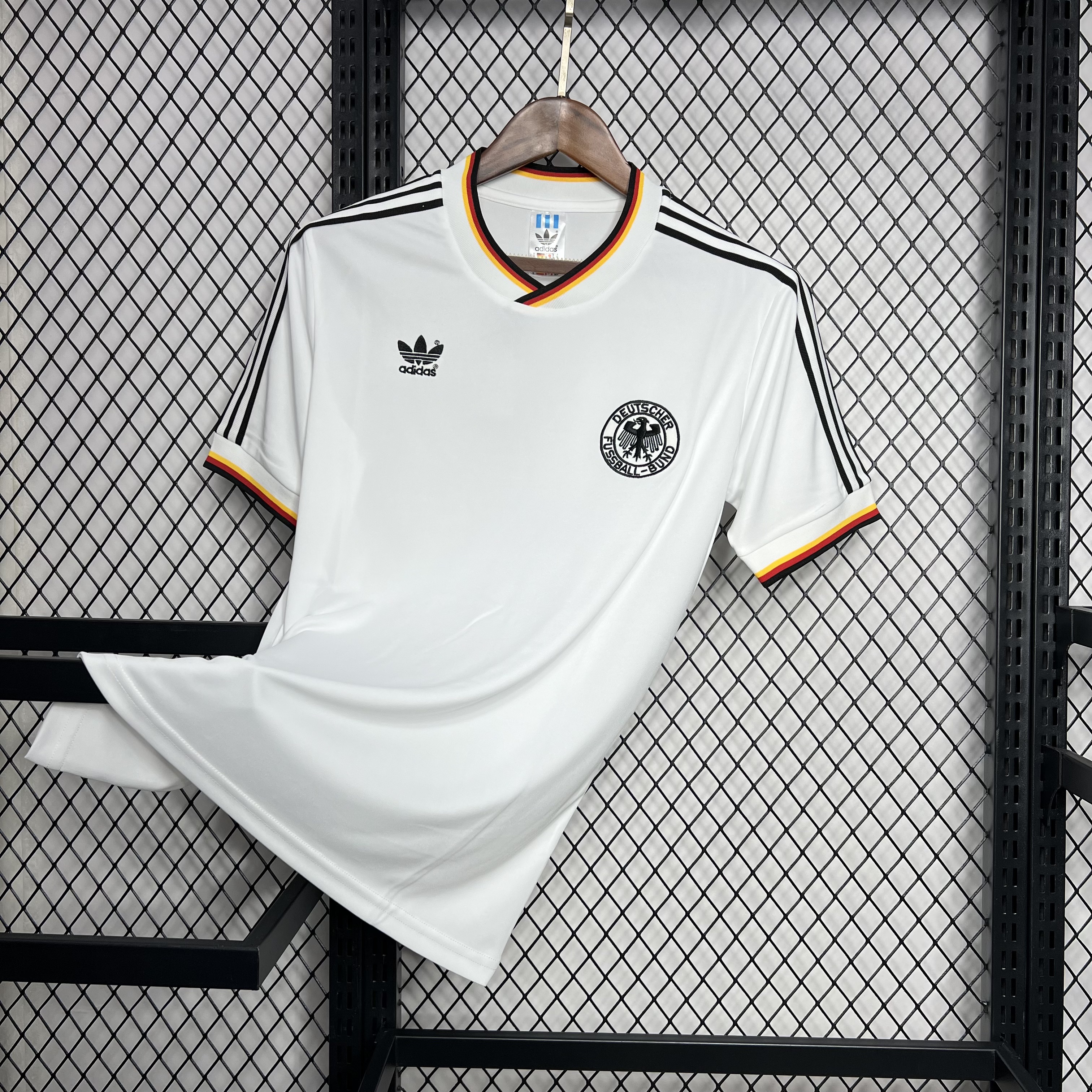 ManixJersey.com | Retro Germany 1986 Home Jersey -Customize Name, Number and Patch | Worldwide Shipping
