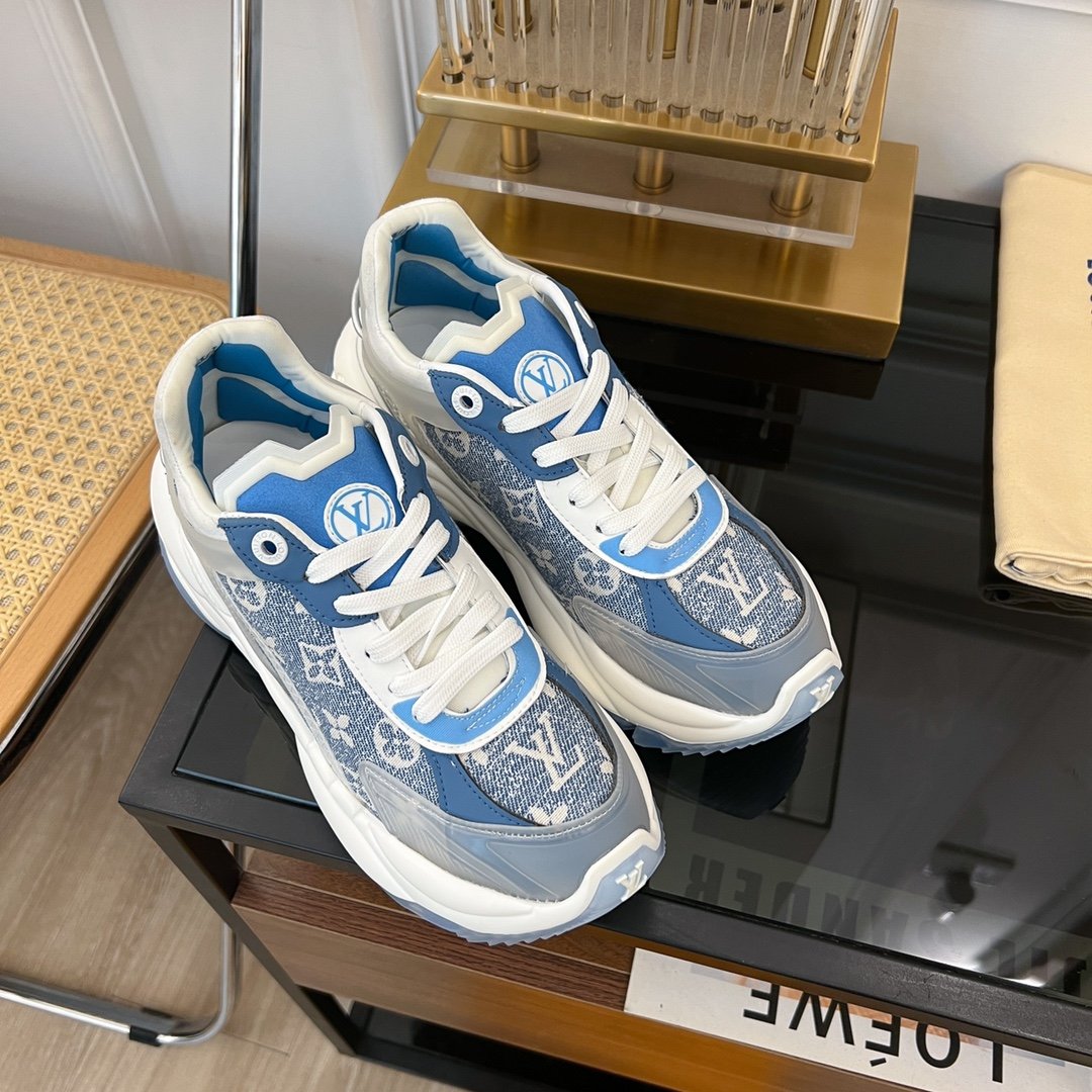LV RUN 55 SNEAKER LIGHT BLUE、mysite、Cacoeks