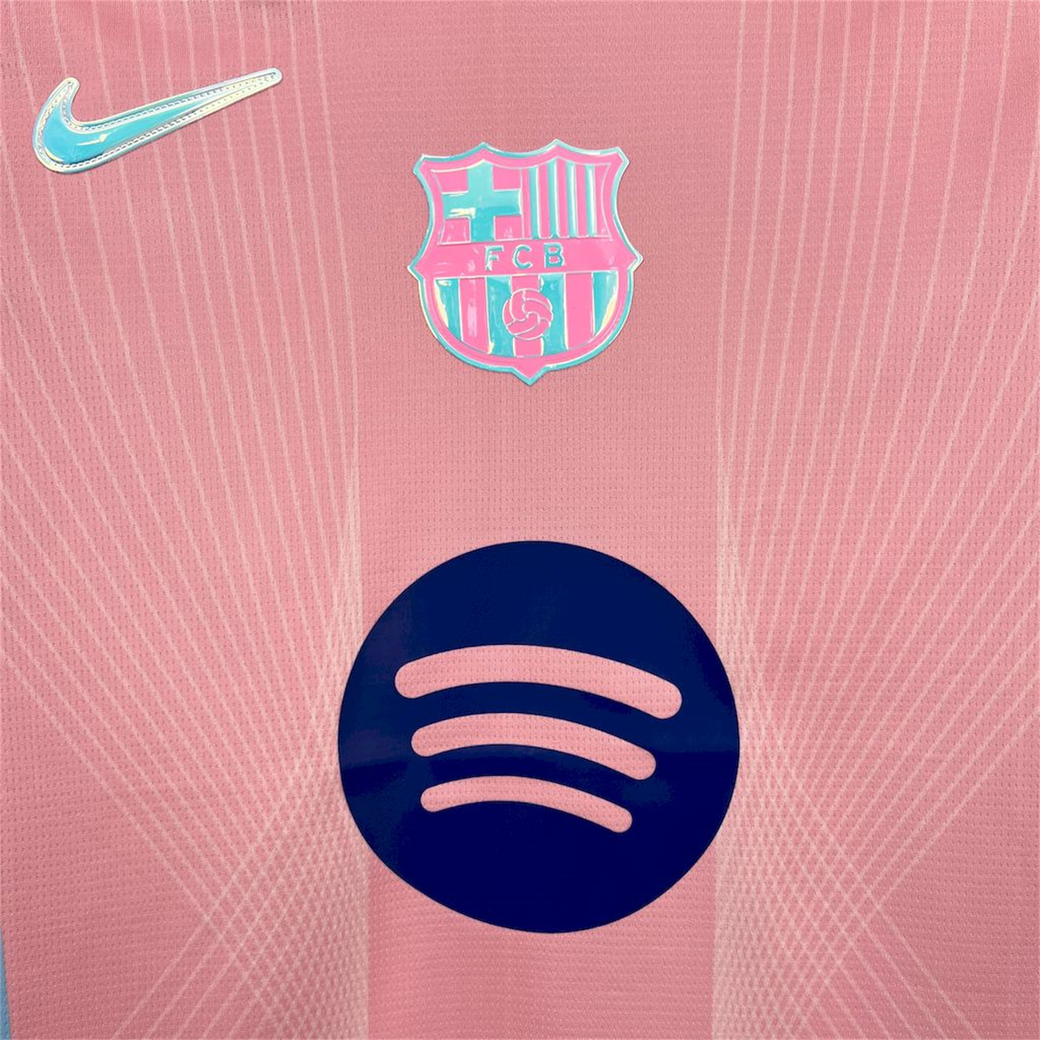 UltraTrikot-Barcelona 25-26 T90 White Lines Pink Special Jersey - Fans Version
