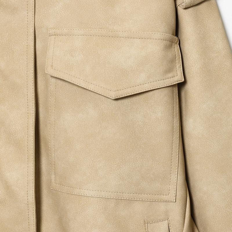 Women's Winter Jacket Zipper Oversized Stand Collar Multiple Pockets Workwear Street Style Casual Layered Outerwear