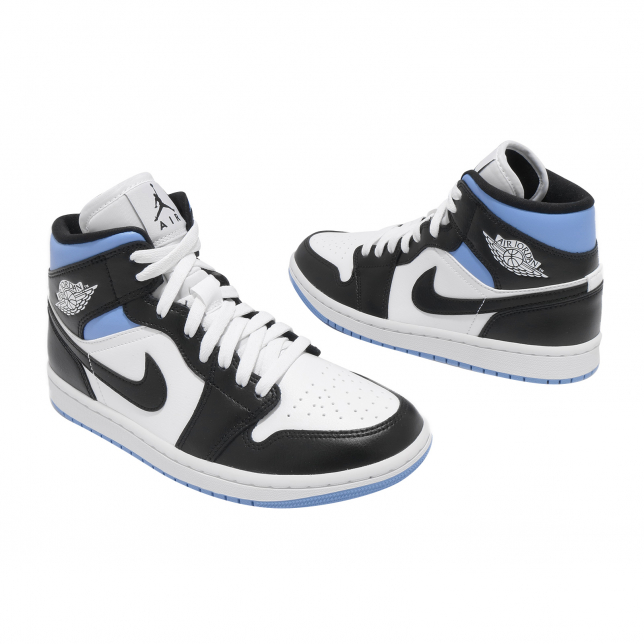 Air Jordan 1 Mid WMNS White Black University Blue