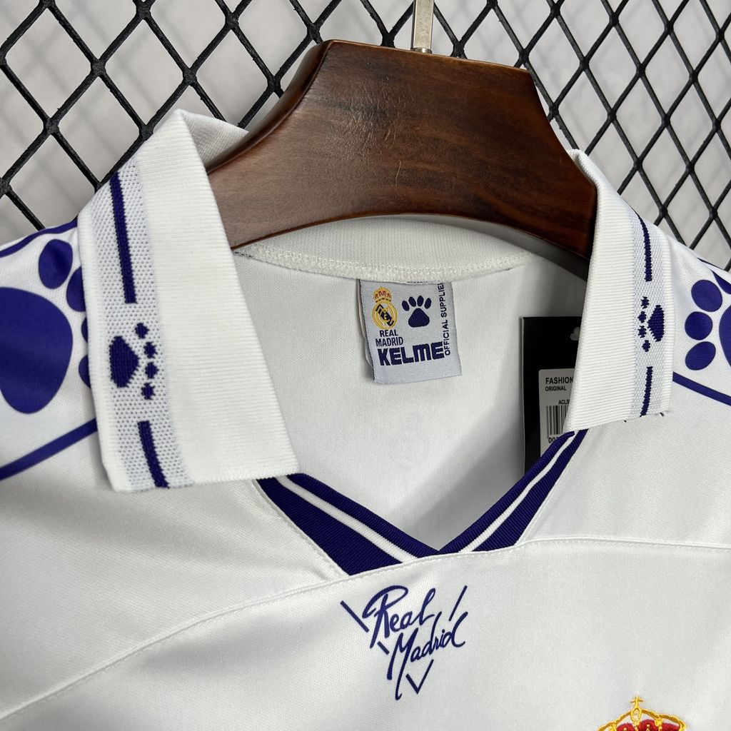JerseysGala.com | Retro Real Madrid 1994-96 Home Jersey -Customize Name, Number and Patch | Worldwide Shipping
