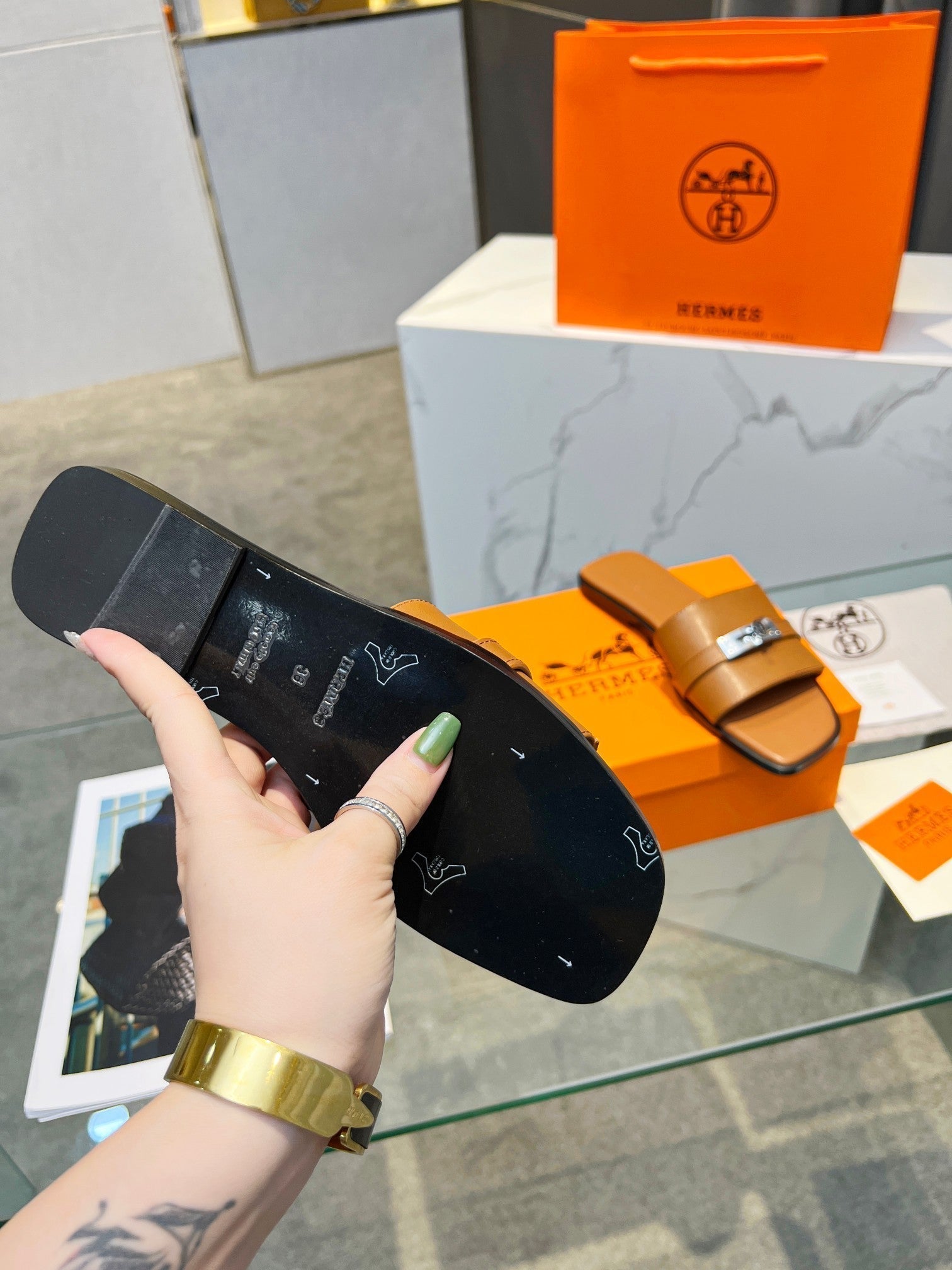 Giulia Sandal Tan Calfskin、mysite、Cacoeks