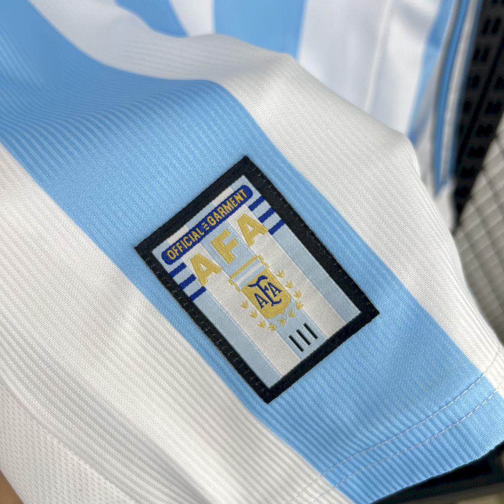 ManixJersey.com | Retro Argentina 1998 Home Long Sleeves Jersey -Customize Name, Number and Patch | Worldwide Shipping