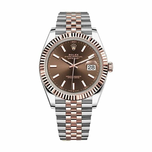 Rolex Datejust 126331 Everose Gold Automatic Chocolate Dial Jubilee Replica-fasswatch