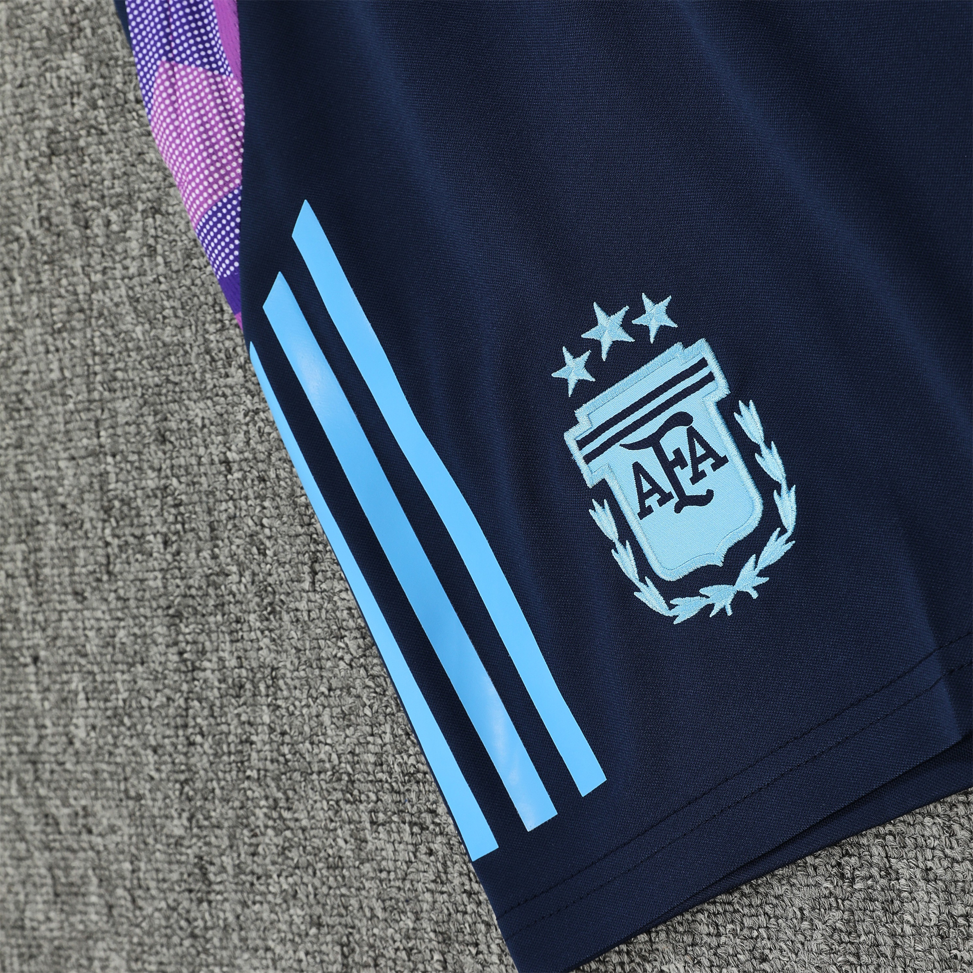 Higojerseys-Argentina 24-25 Vest Training Set - Blue Vest & Deep Blue Shorts