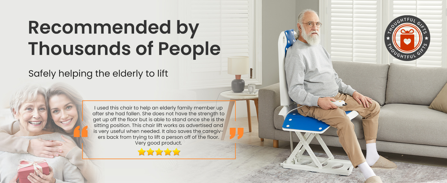how to lift elderly person from floor