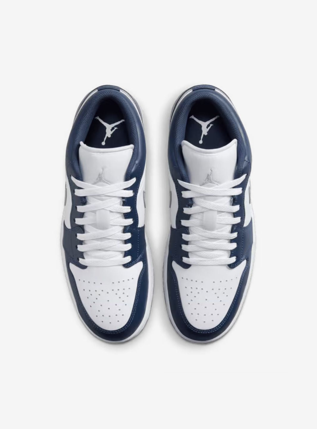 Air Jordan 1 Low Midnight Navy Wolf Grey、JORDAN、Cacoeks