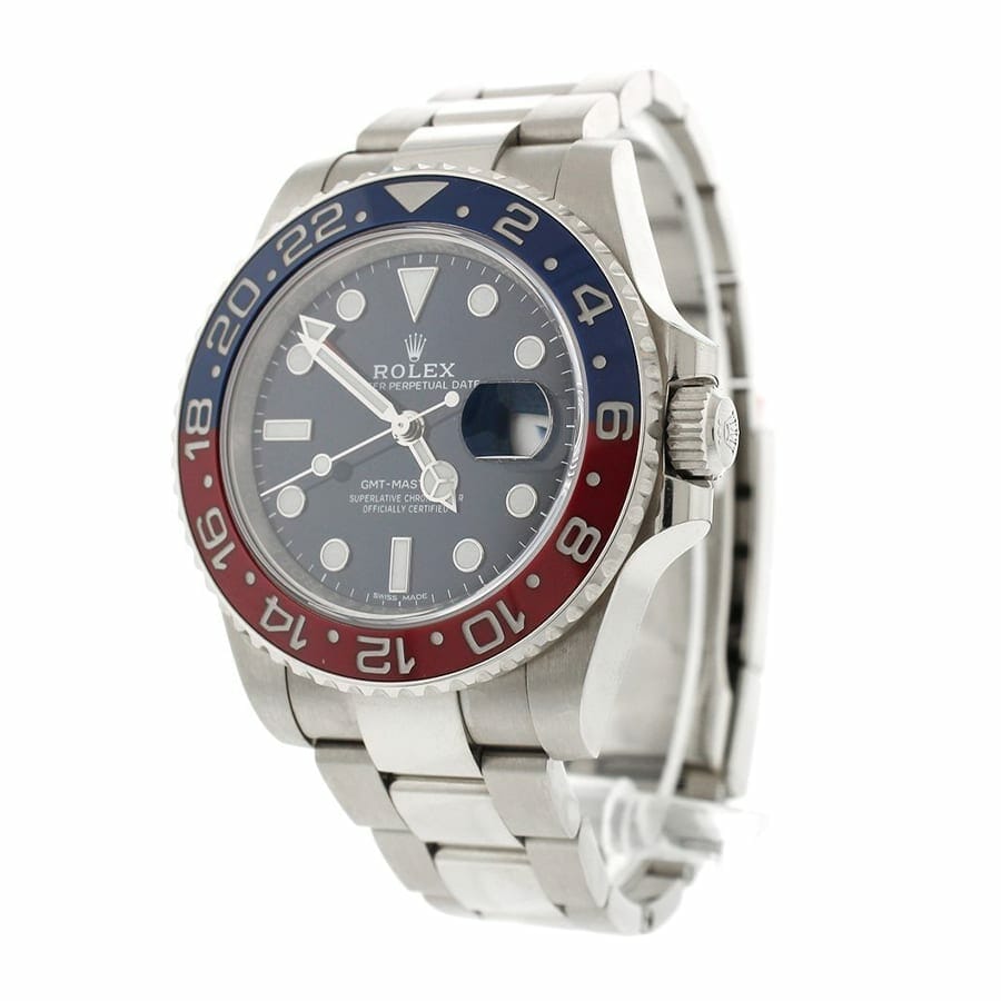Rolex GMT-Master II Blue Dial & Red/Blue Ceramic Bezel Oyster Bracelet 116719BLRO Replica-fasswatch