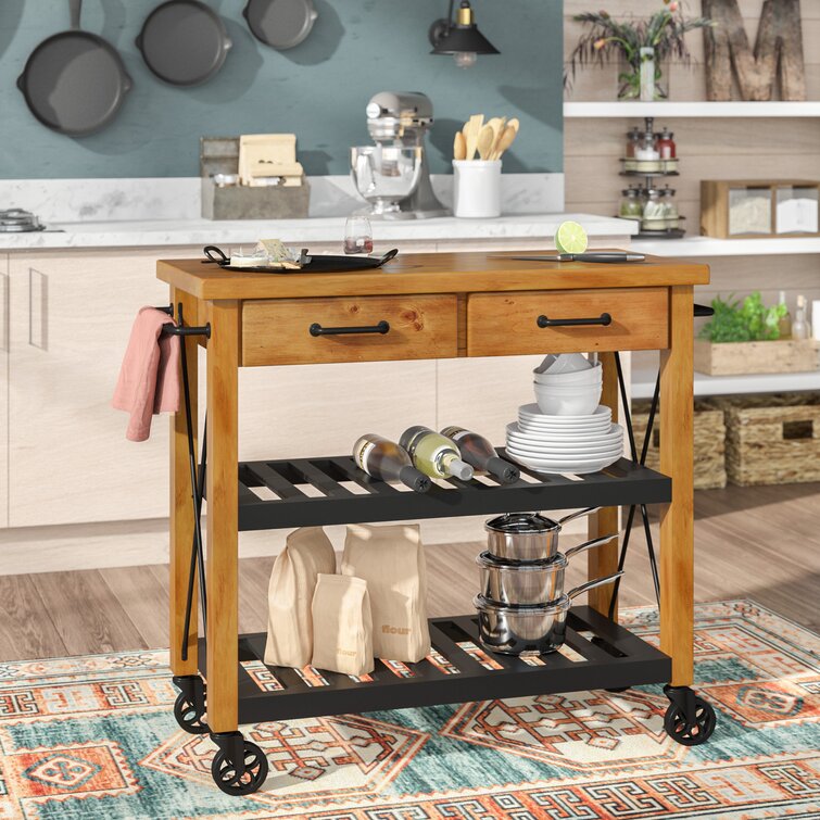 Ashwaubenon Wood Kitchen Cart