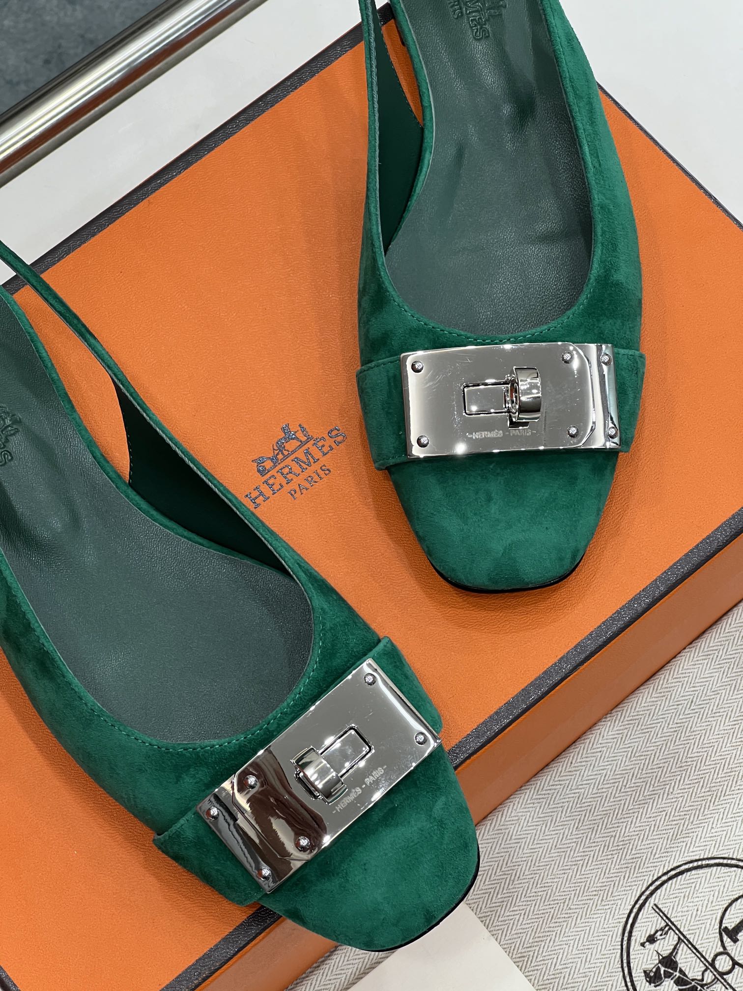 INNOCENTE SLINGBACK CASTLETON GREEN SUEDE、mysite、Cacoeks