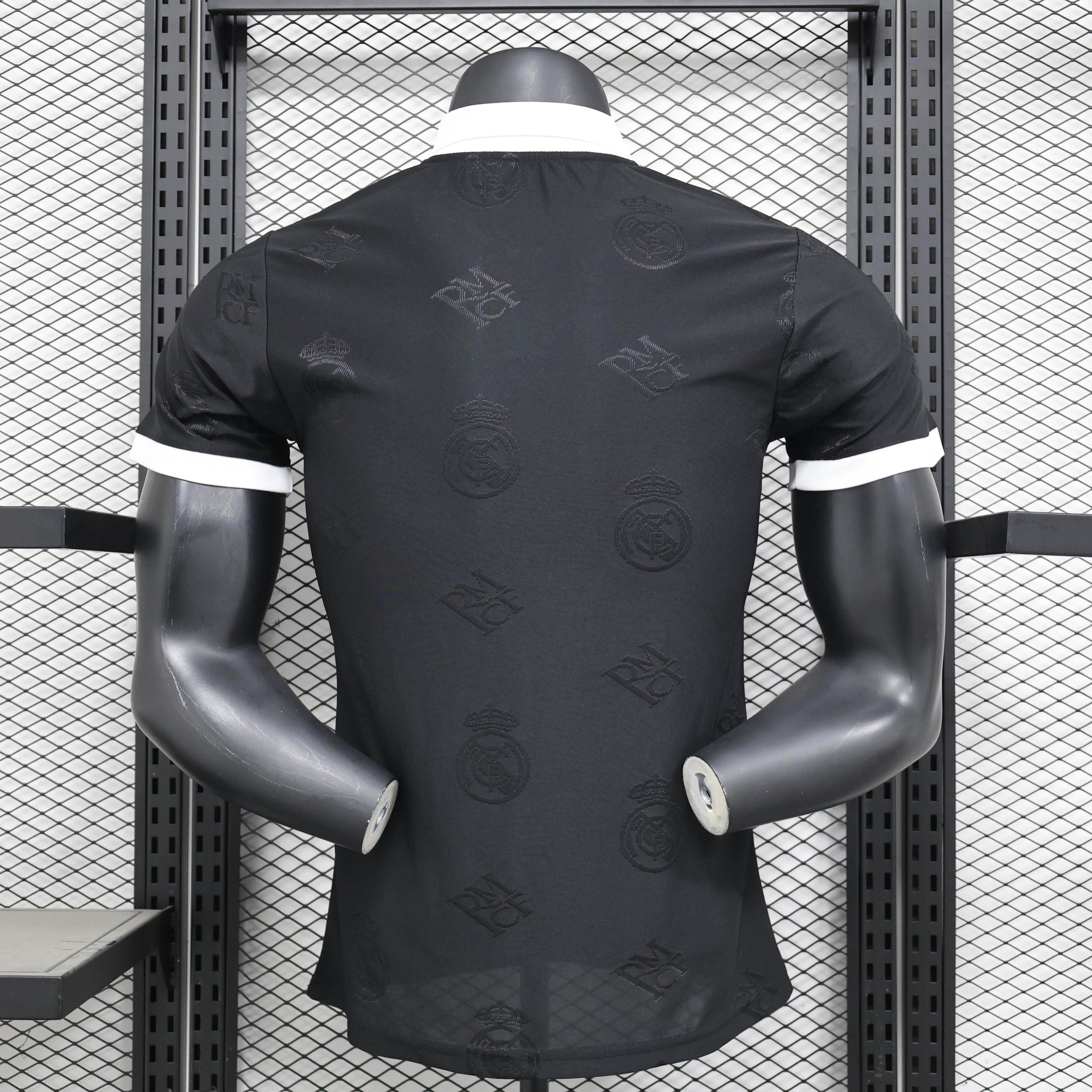 2024/2025 Player Version Real Madrid Special Edition Black Football Shirt 1:1 Thai Quality:football jersey mysite: unitedjerseyfootball 邓江浪:football