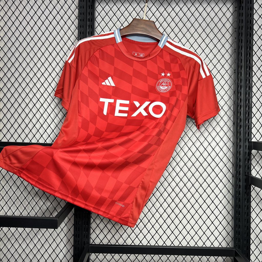 Higojerseys-Aberdeen 24-25 Home Stadium Jersey - Fans Version