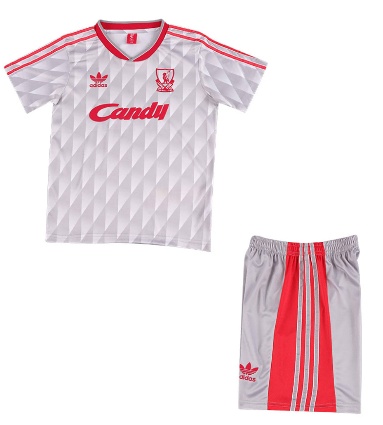 89/90 Liverpool Away Football Shirt Kids Size Suit-mysite Custom Football Kit- Nextkits