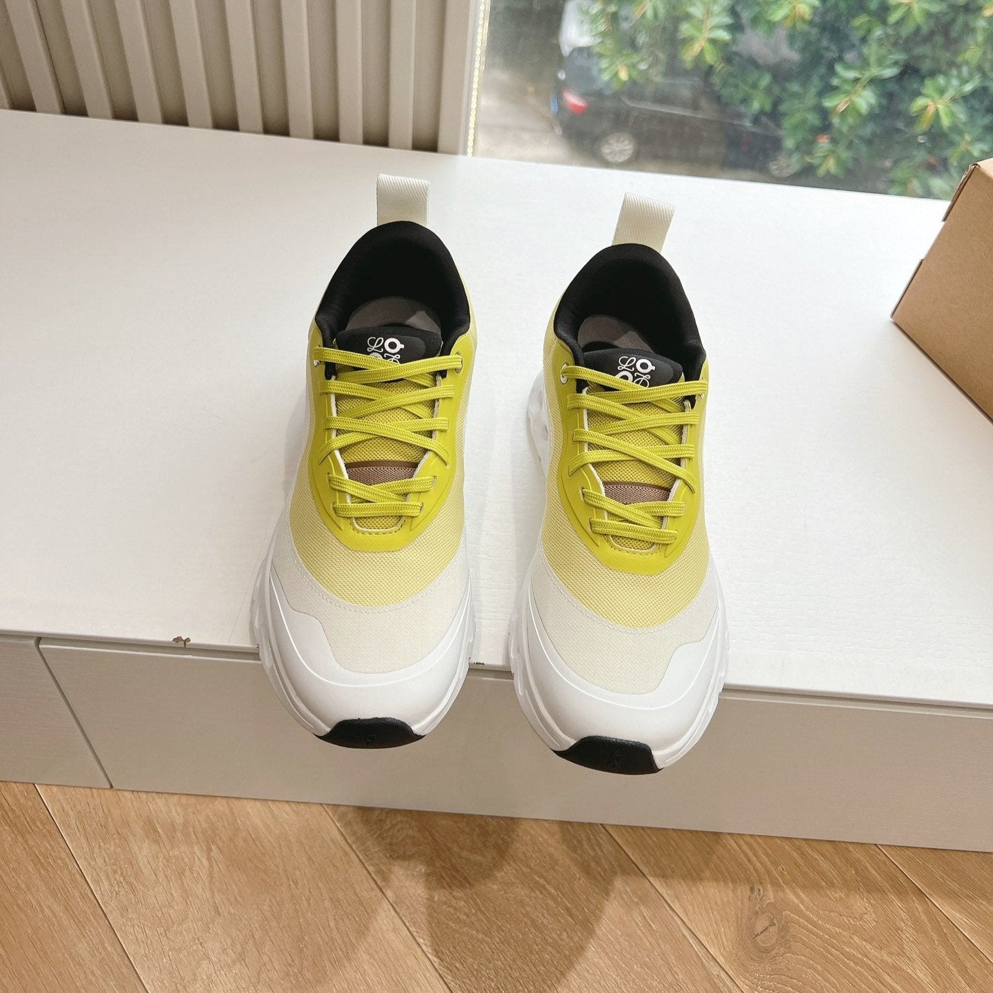 LW CLOUDTILT 2.0 SNEAKER WHITE AND YELLOW POLYESTER、mysite、Cacoeks
