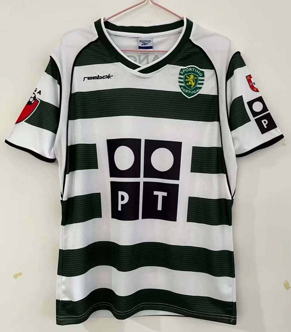 2001/2003 Retro Sporting Lisbon Home Football Shirt-mysite Custom Football Kit- Nextkits