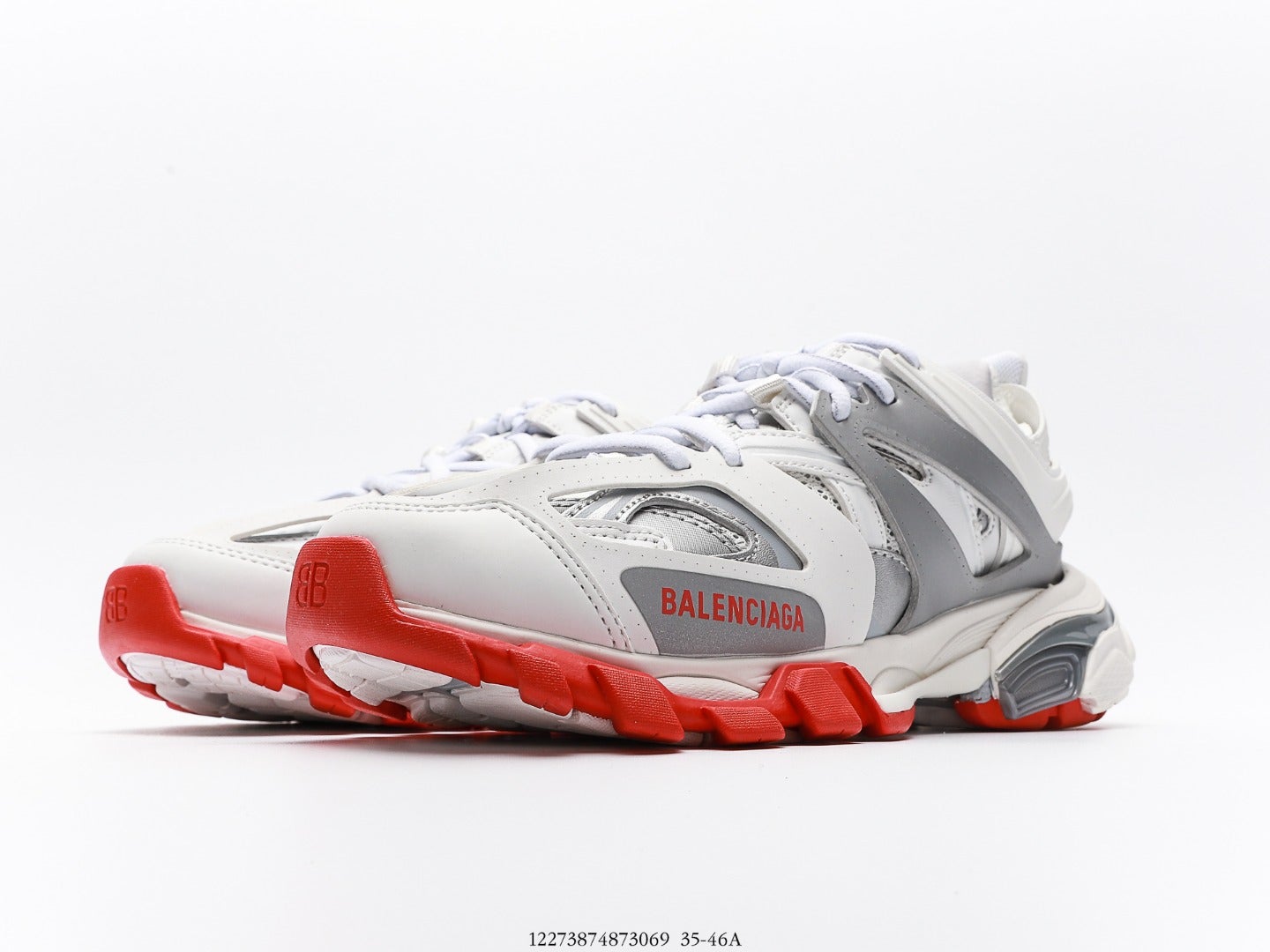 Balenciaga Track Trainer White Fluo Pink、mysite、Cacoeks