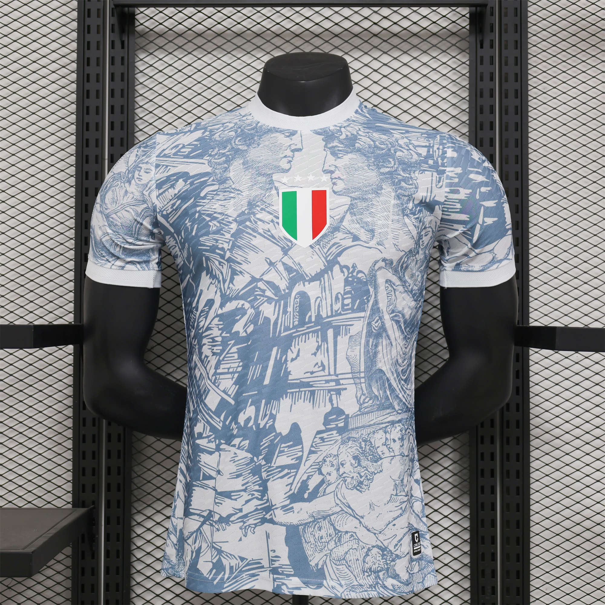 GlobeJersey-Italy 2024 White Special Edition Jersey - Player Version