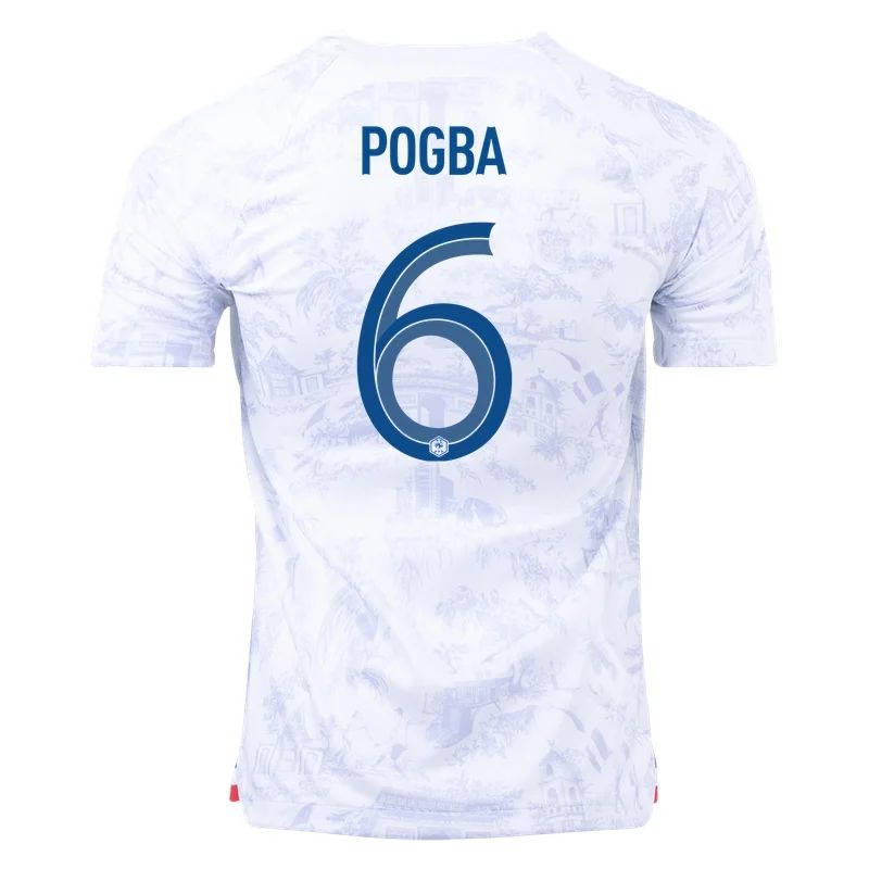 2022 Paul Pogba #6 France Away Jersey-mysite Custom Football Kit- Nextkits