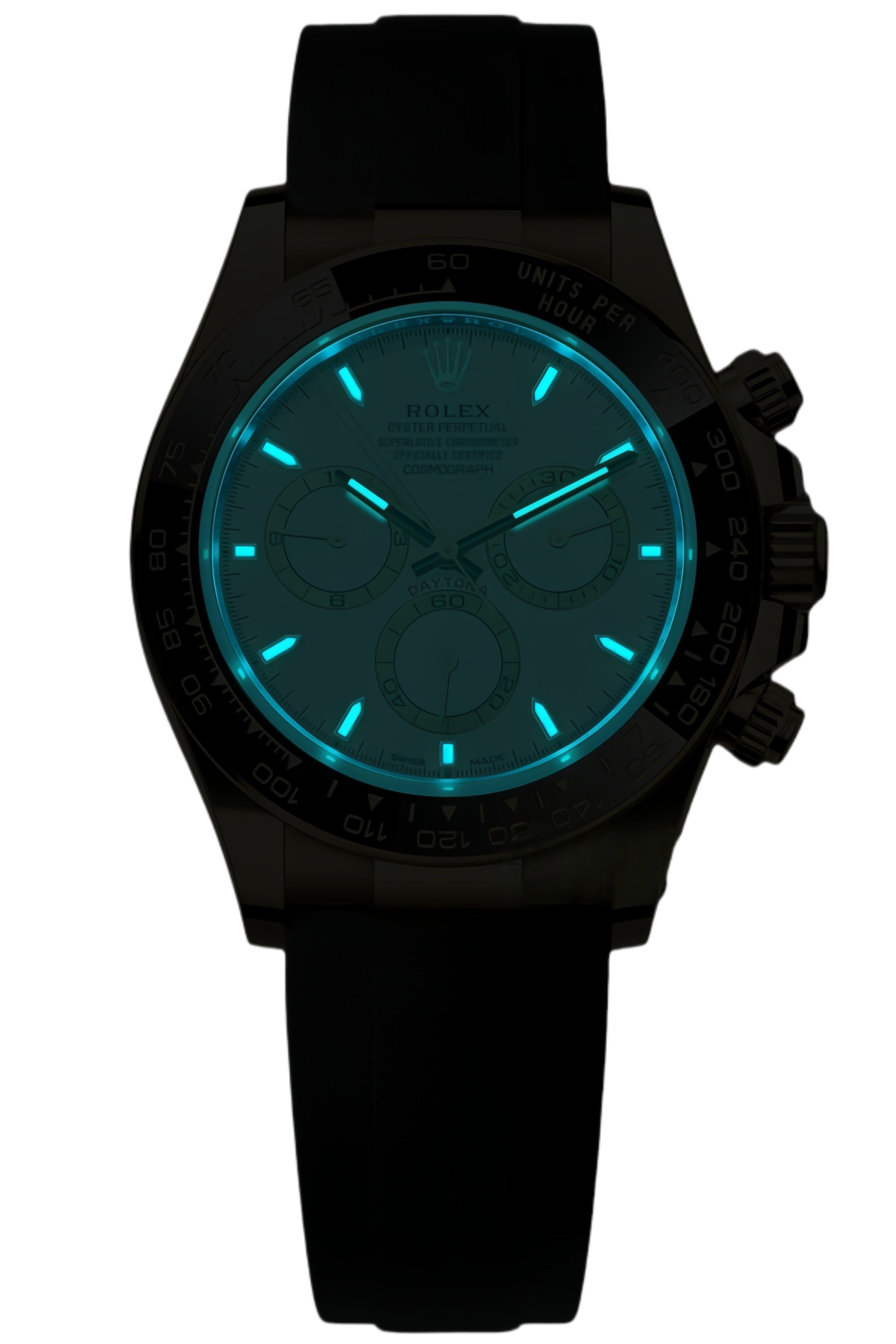 Rolex Daytona Paul Newman Dial Super Clone Swiss Replica Watch Oysterflex Ref M126518LN-0002 Swiss Movement