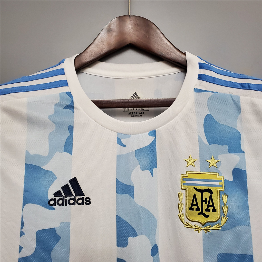 foot-Retro Argentina 2021 Home Stadium Jersey