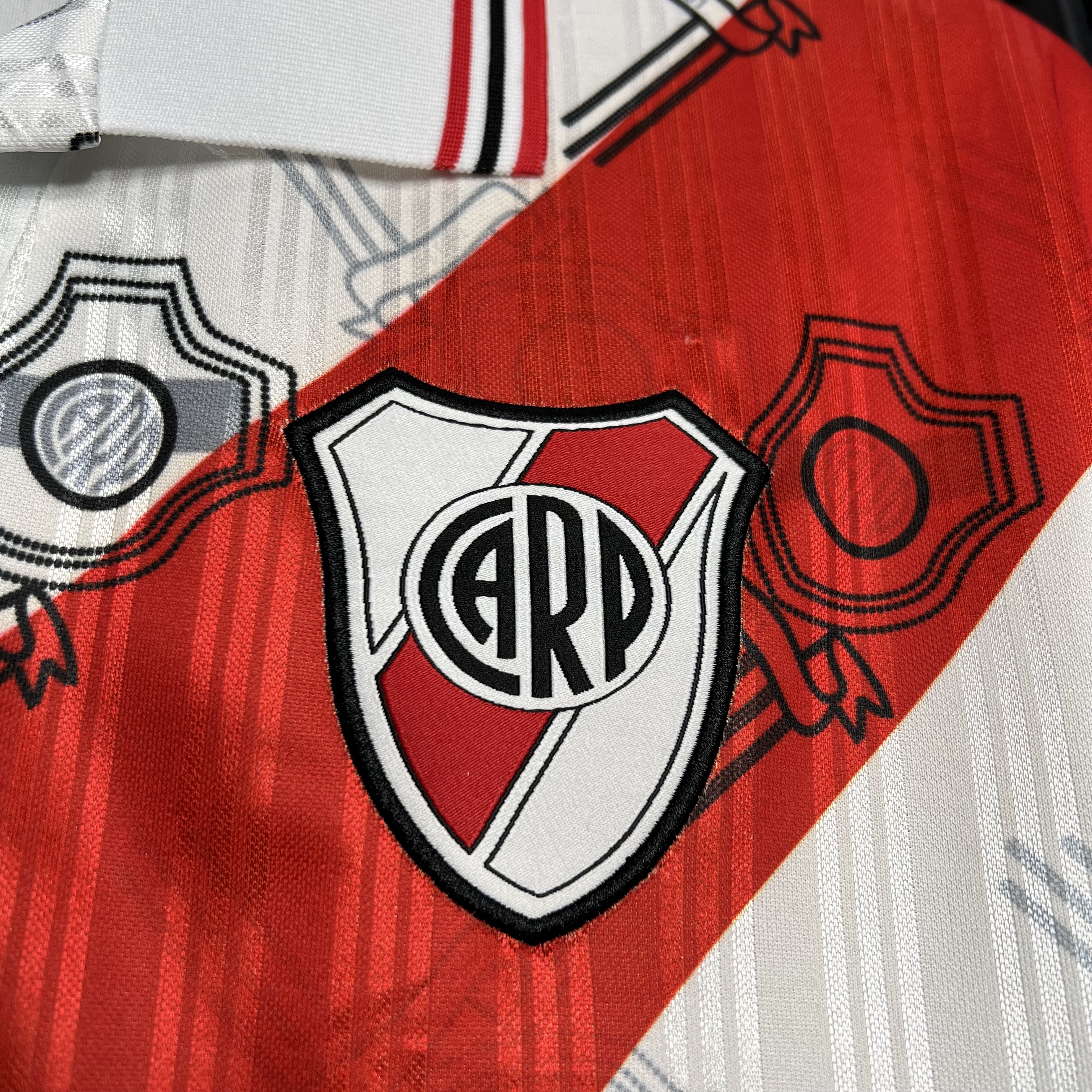 ManixJersey.com | Retro River Plate 1996-97 Home Stadium Jersey -Customize Name, Number and Patch | Worldwide Shipping