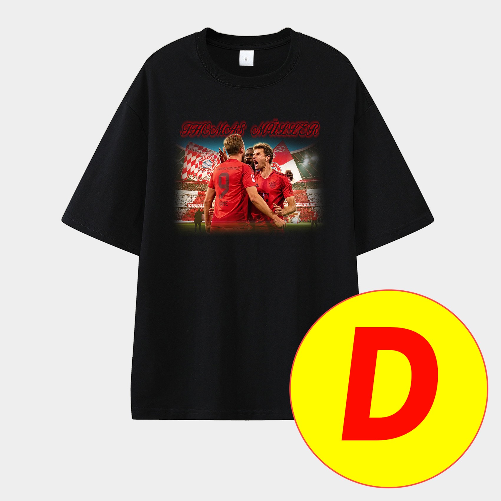 Unitedfootballkit.com | Bayern Munich Müller‘s Personal Highlights Unisex Pure Cotton T-shirt -Customize Name, Number and Patch | Worldwide Shipping