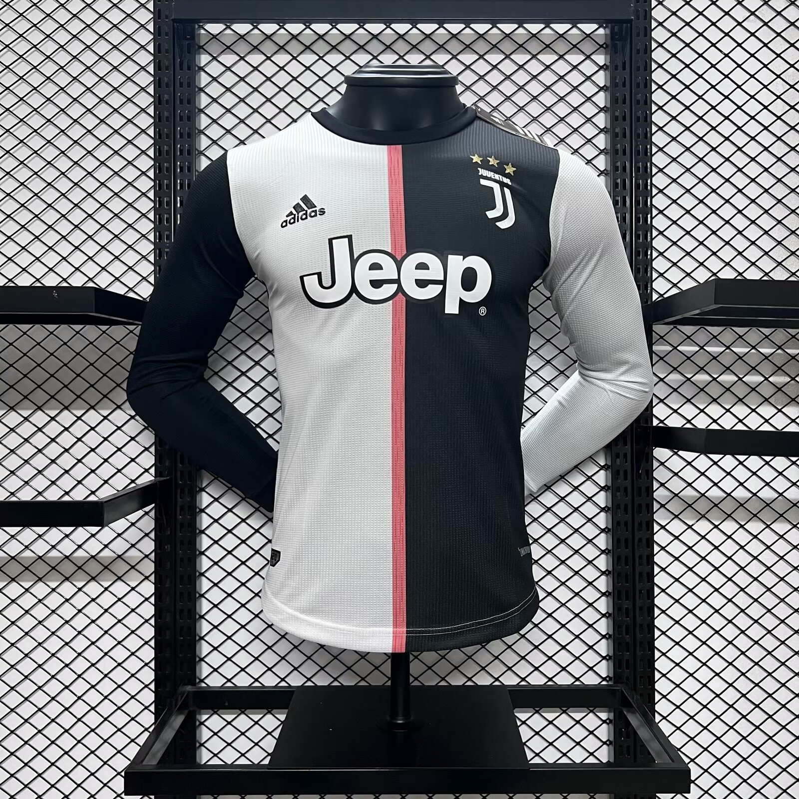 GlobeJersey-Retro Juventus 2019-20 Home Stadium Long Sleeve Jersey - Player Version