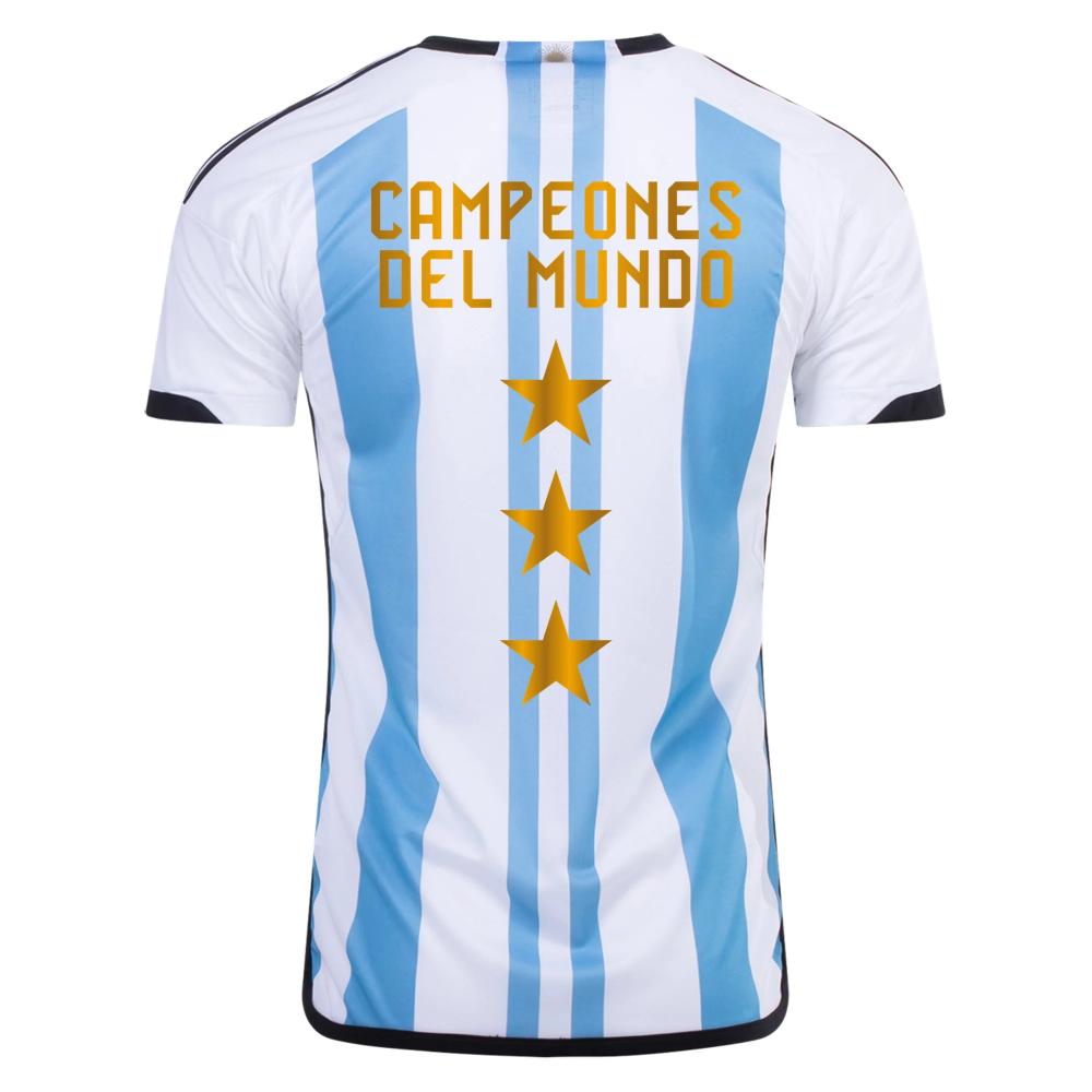 Argentina Champions Home Jersey 2022 - 3 Stars-mysite Custom Football Kit- Nextkits