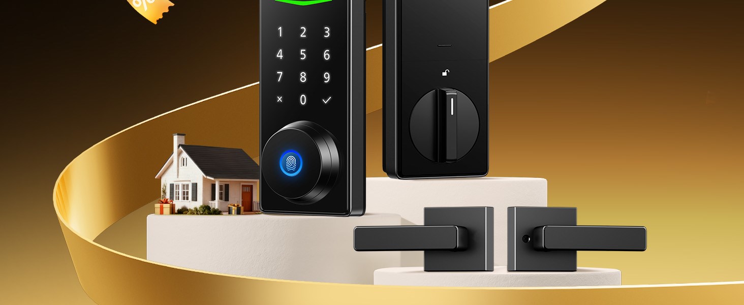 smart lock with handle