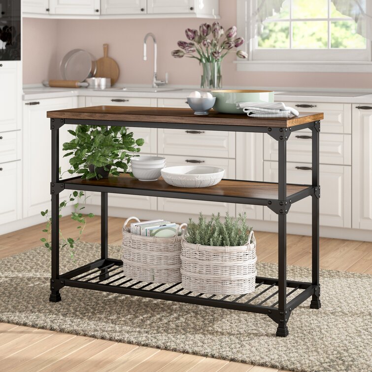 Delesha Wood Prep Table