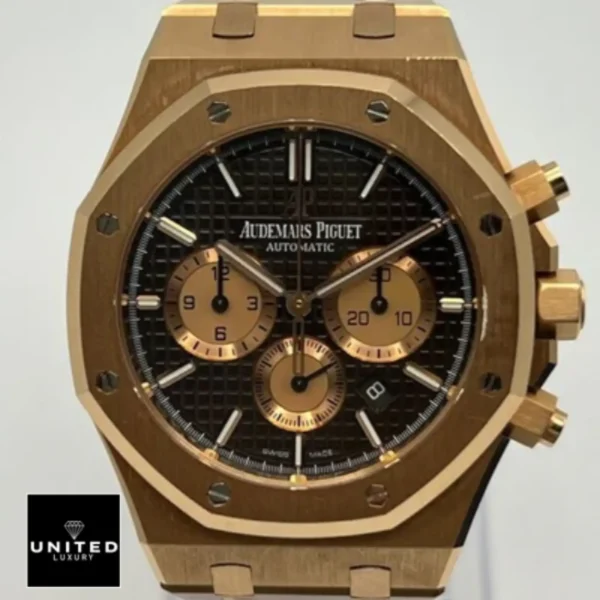 Audemars Piguet Royal Oak Chronograph 26331OR "Rose Gold Brown Dial" Master Replica 1:1 Audemars Piguet Royal Oak Selfwinding Chronograph Brown Dial