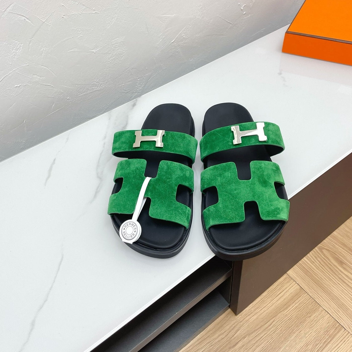 CHYPRE SANDAL OCEAN SUEDE WITH H BUCKLE、mysite、Cacoeks