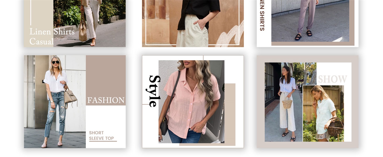 Short Sleeve Blouses