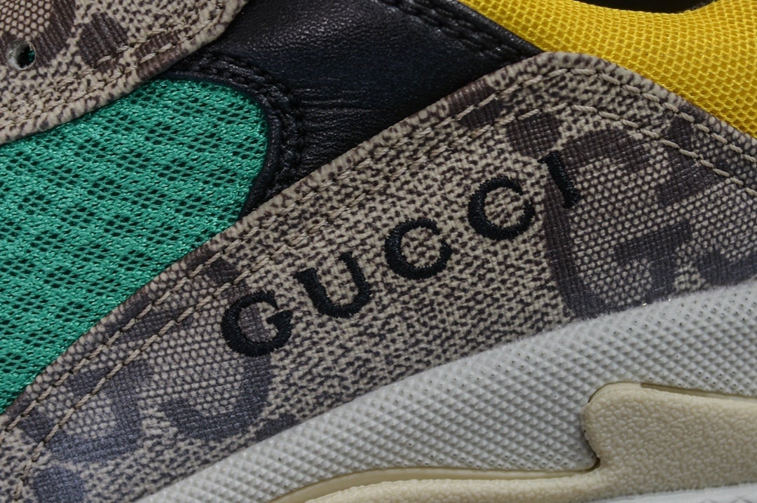 Balenciaga Triple S Sneaker x Gucci in Beige Yellow、mysite、Cacoeks