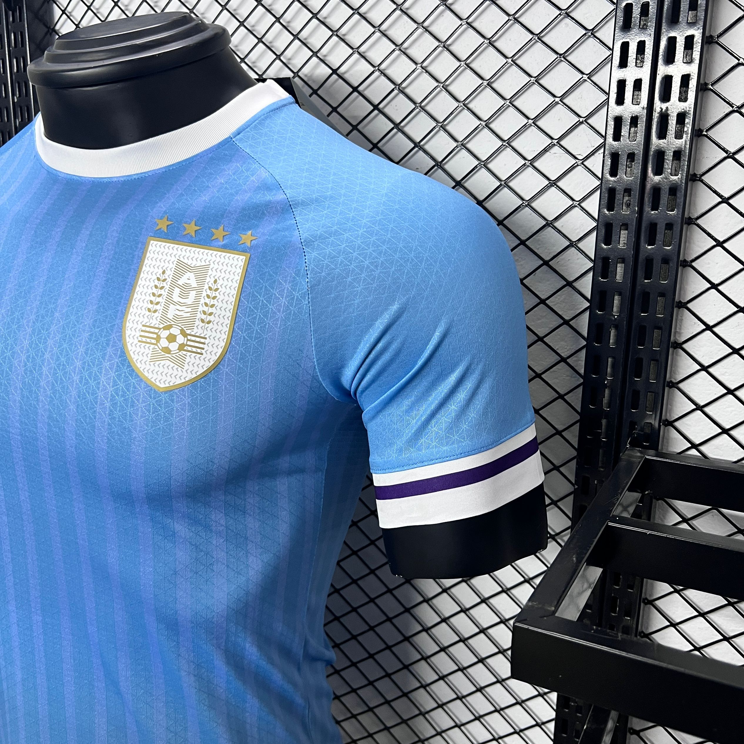 GlobeJersey-Uruguay 2024 Home Stadium Jersey - Player Version