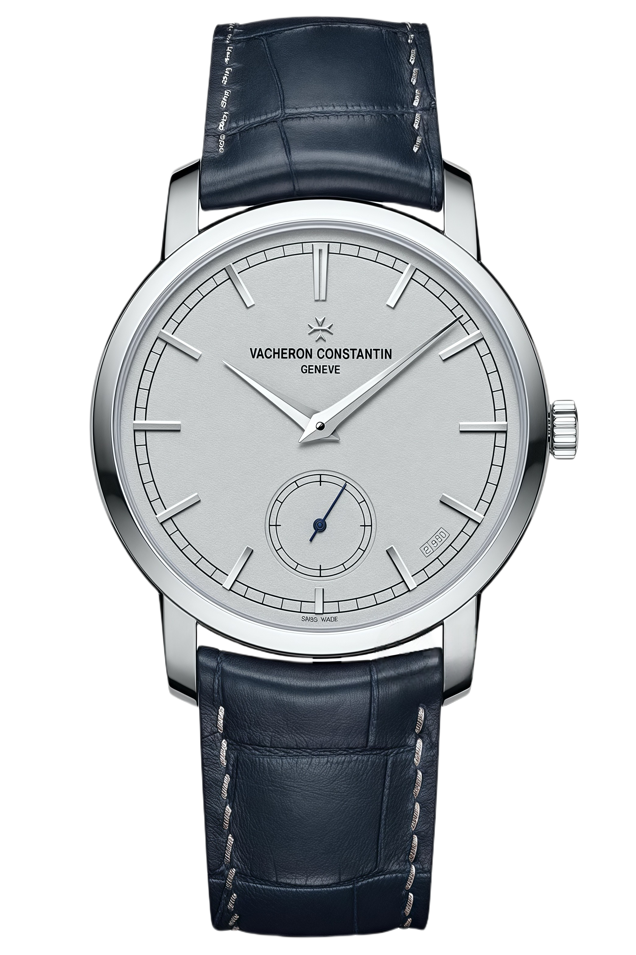 Vacheron Constantin Patrimony Ref. 82172/000P-B527 Super Clone Watch – Platinum Case Blue Dial Alligator Strap Replica
